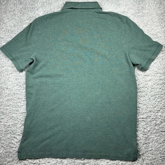 Polo Ralph Lauren Shirt Mens Medium Slub Knit Blue Pony Preppy Business Casual - Picture 4 of 4